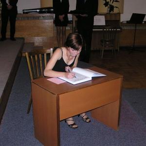 Imatrikulace 1. ročníku a primy
