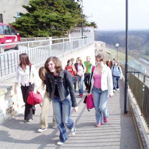 Holandští studenti na Gymnáziu Karla Čapka v Dobříši 