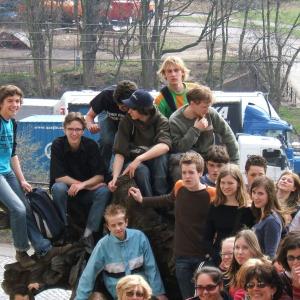 Holandští studenti na Gymnáziu Karla Čapka v Dobříši 
