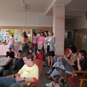 Holandští studenti na Gymnáziu Karla Čapka v Dobříši 