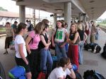 Exkurze sklárny Nižbor + výlet Plešivec, kvinta 2005