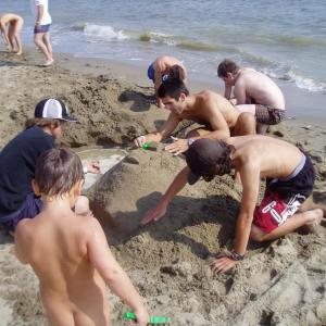 Gymnazisté byli na zkušené u moře