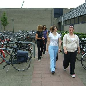Studentky gymnázia reprezentovaly svoji školu v Holandsku