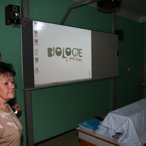 Slavnostní otevření rekontruované učebny biologie