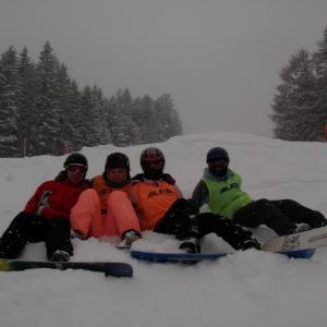 Snowboardové řádění, Alpy 2010