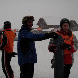 Snowboardové řádění, Alpy 2010