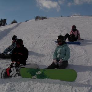 Snowboardové řádění, Alpy 2010