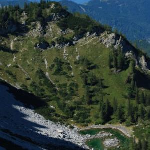 Hoher Nock, 1963m, NP Kalkalpen, Rakousko.