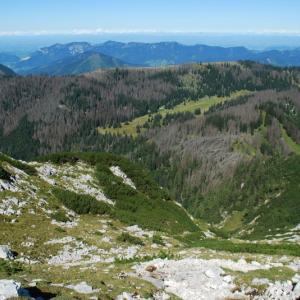 Hoher Nock, 1963m, NP Kalkalpen, Rakousko.