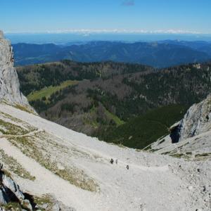 Hoher Nock, 1963m, NP Kalkalpen, Rakousko.