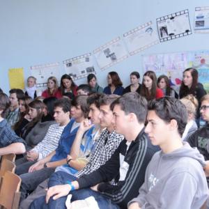 David Rath navštívil Gymnázium Karla Čapka v Dobříši