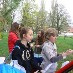 Oslava Dne Země 2014 na hřišti B. Němcové