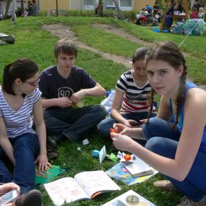 Oslava Dne Země 2014 na hřišti B. Němcové