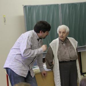 Beseda o holocaustu s paní Martou Kottovou