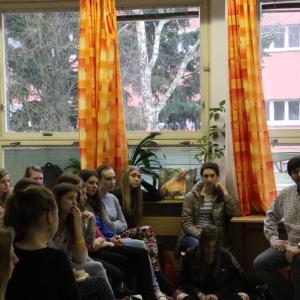 Beseda o holocaustu s paní Martou Kottovou