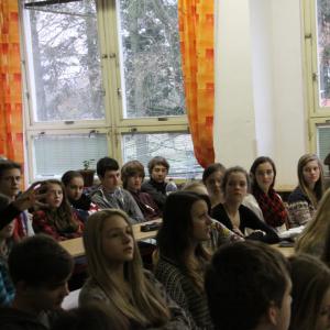 Beseda o holocaustu s paní Martou Kottovou