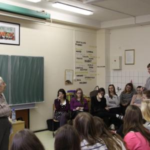 Beseda o holocaustu s paní Martou Kottovou