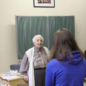 Beseda o holocaustu s paní Martou Kottovou