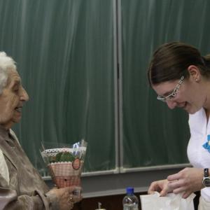 Beseda o holocaustu s paní Martou Kottovou