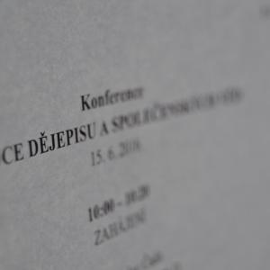 Konference K VÝUCE DĚJEPISU A SPOLEČENSKÝCH VĚD