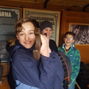 Tercie na prohlídce Legiovlaku