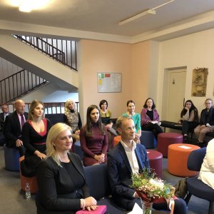 Na našem gymnáziu byla předána Cena Františka Hrubína