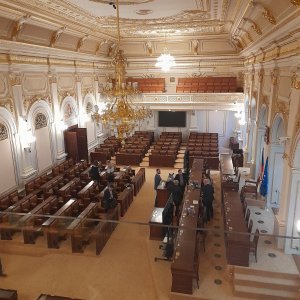 Exkurze do Poslanecké sněmovny a procházka Prahou