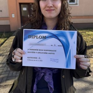 Umístění v okresním kole olympiády v angličtině
