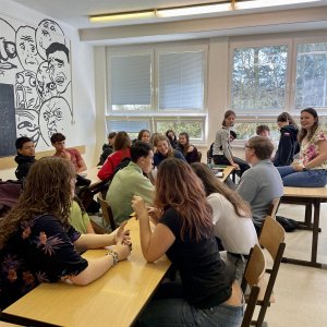 Z Madeiry na dobříšské gymnázium: Evropská přátelství v rámci programu Erasmus+
